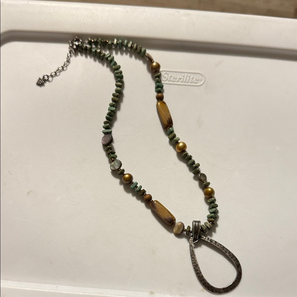 Elegant Multicolor Beaded Necklace silpada 925